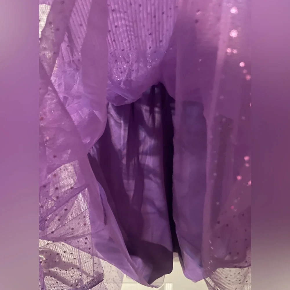 Wonder Nation Purple Tutu Dress Girls Size (6–6X)‎ Sparkle Tulle Party Dress NWT